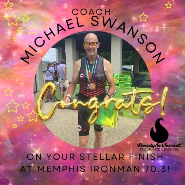 A veteran of these grueling events, Coach Mike showed once again he knows his stuff! 

A great strong finish amidst a lot of tough course twists and turns. Proud of you Coach!

#stellarathlete #toughwhenitcounts #finishorbust #IM703memphis #triathlete #readysetsweat #coach