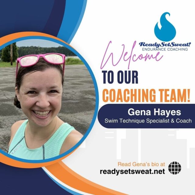SUPER PUMPED to be announcing that Gena Hayes will be joining us for all your 'I'm struggling in my tri swim' needs! This sharp coach will have you shored up in no time! Reach out! #swimhelp #suckyswimmersrejoice #callgena #helpisontheway #triathlon #swimming #readysetsweat #coaching